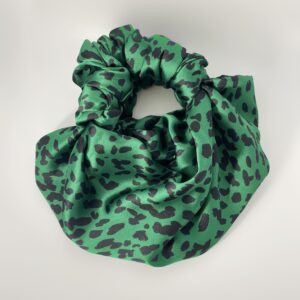 sac en tissu leopard vert fabriqué main par dream hair jaguar shoes
