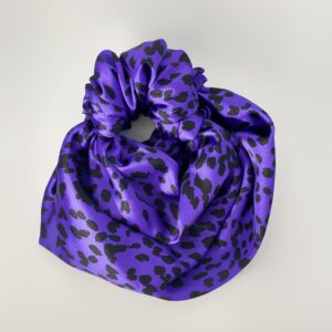 sac en tissu leopard violet fabriqué main par dream hair jaguar shoes